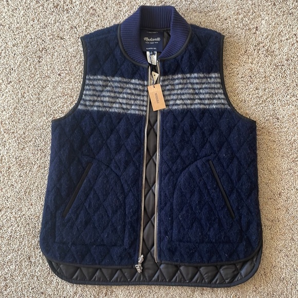 Madewell Reversible Vest NWT - Picture 4 of 4